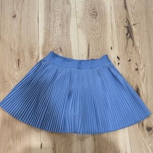 Periwinkle pleated women’s skort